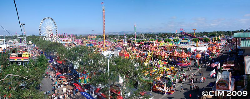OC Fair Skyride Pano 2009